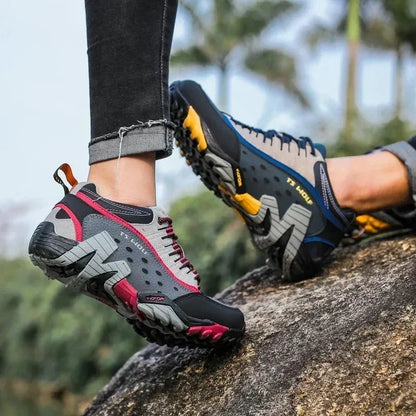 Chaussures de Randonnée Imperméables – Trekking Outdoor Unisexe | Printemps & Mi-saison | Cuir Véritable - BLACKBEARD OUTDOOR INDUSTRIES