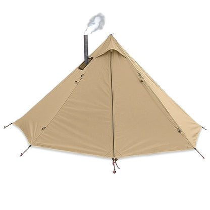 Tente Hot Tent Tipi 1 Personne – Avec Fenêtre pour Cheminée | Double Paroi | 3 Saisons | Bushcraft / Camping Solo - BLACKBEARD OUTDOOR INDUSTRIES