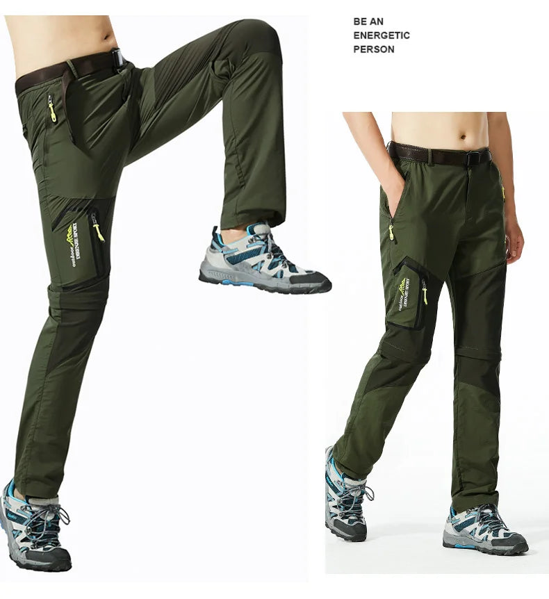 Pantalon de Randonnée Homme Été – Convertible, Séchage Rapide, Multi-Poches, Extensible - BLACKBEARD OUTDOOR INDUSTRIES