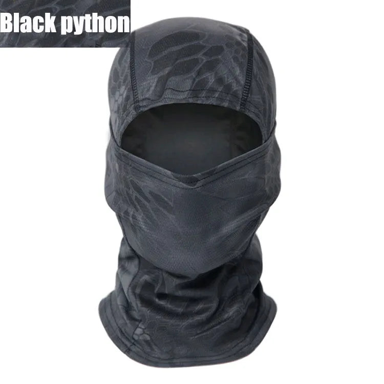Masque Balaclava Tactique Multicam - Masque Complet de Protection du Visage, Chapeau de Cyclisme et Chasse, Camouflage, Écharpe Balaclava - BLACKBEARD OUTDOOR INDUSTRIES