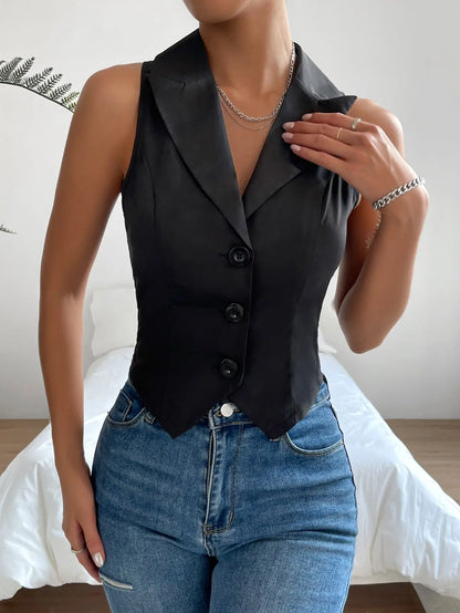 Gilet Slim Femme Printemps  – Style Européen & Américain | Casual Chic | Léger & Élégant - BLACKBEARD OUTDOOR INDUSTRIES