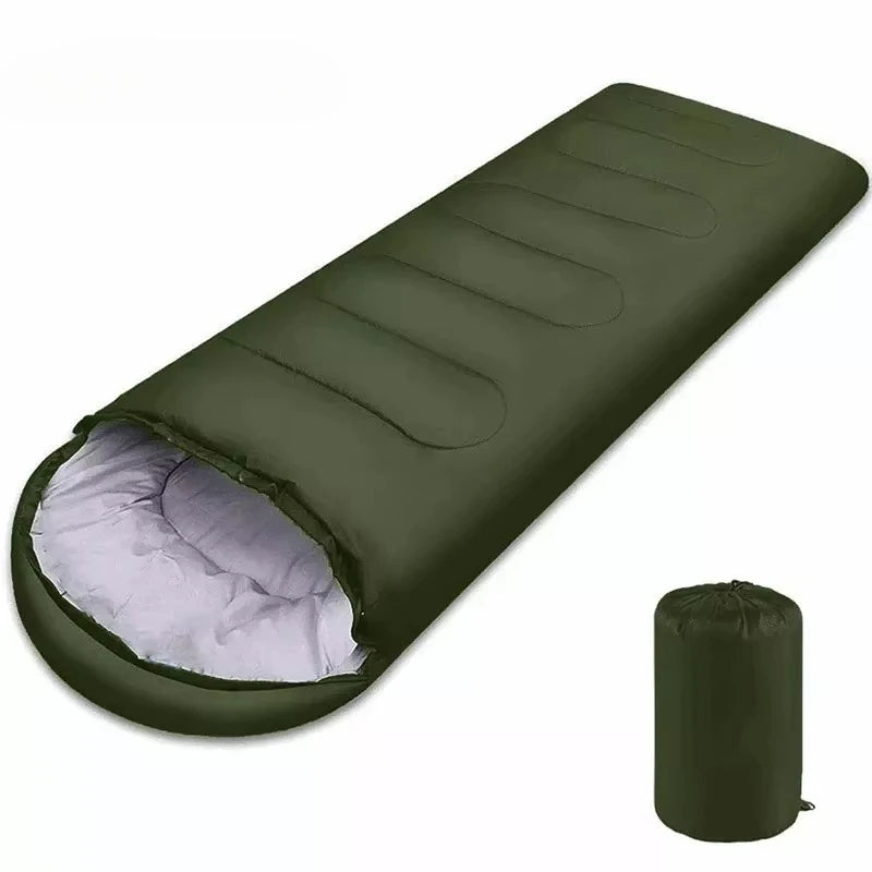 Camping Sleeping Bag Lightweight 4 Season Warm Envelope – Sac de Couchage en Coton Hiver pour Randonnée et Outdoor - BLACKBEARD OUTDOOR INDUSTRIES