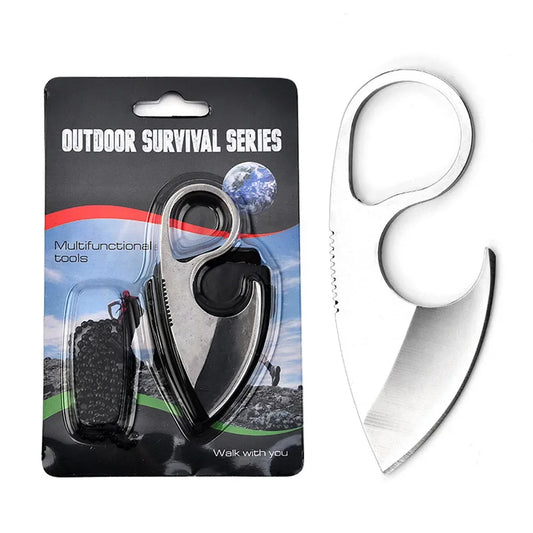 Couteau de Poche Miniature en Acier Inoxydable EDC – Outil Portable Multifonction pour Défense Personnelle, Camping et Survie - BLACKBEARD OUTDOOR INDUSTRIES