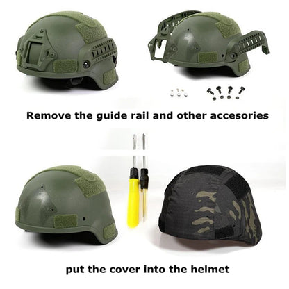 Housse de Casque Multicam pour Casque Tactical MICH 2000 – Airsoft & Tir - BLACKBEARD OUTDOOR INDUSTRIES