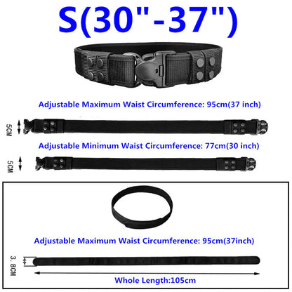 Ceinture Tactique Homme 1.97" en Nylon – Ceinture de Sécurité et de Service avec Boucle POM, Ceinture de Chasse et d'Utilité, Ceinture Polyvalente pour Activités Tactiques et Sécurité BLACKBEARD OUTDOOR INDUSTRIES