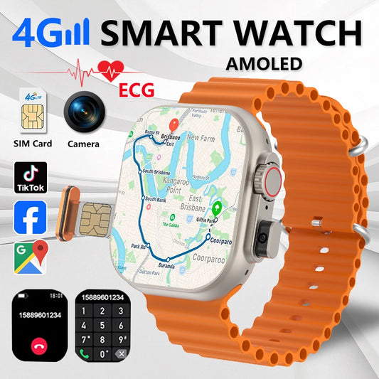 Montre Connectée 2025 PENGAGAR T83 4G — GPS, Android/iOS, Caméra, ECG - BLACKBEARD OUTDOOR INDUSTRIES