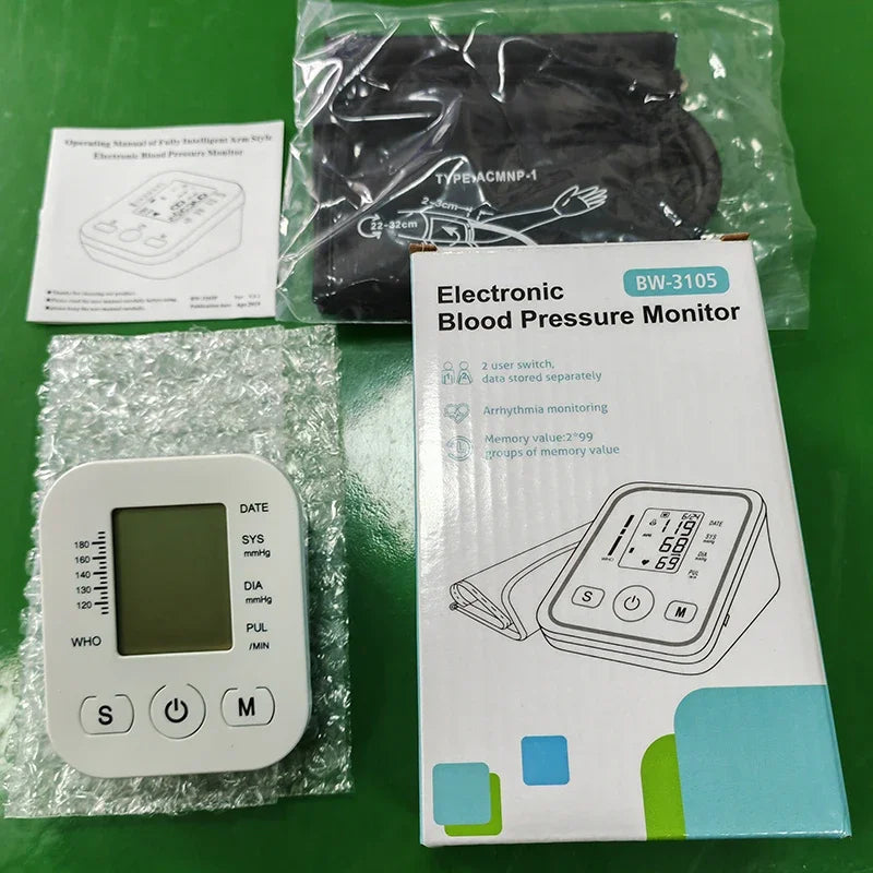 Tensiomètre Digital Portable – Moniteur de Tension Artérielle au Bras avec Mesure du Pouls Ma boutique