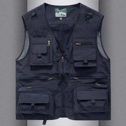 Gilet Homme Multi-Poches en Maille — Modèle 8512 - BLACKBEARD OUTDOOR INDUSTRIES