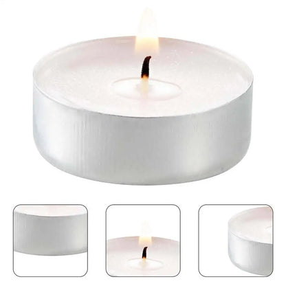 Mini Bougies Théières - Lot de 10 Bougies Longue Durée et Sans Fumée pour Mariages, Soirées et Décoration Extérieure - BLACKBEARD OUTDOOR INDUSTRIES