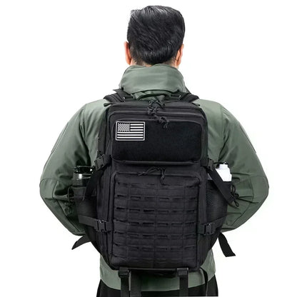 Sac à Dos Tactique 25L / 45L pour Homme et Femme – Laser Cut MOLLE, Sac Polyvalent pour Randonnée, École et Gym - BLACKBEARD OUTDOOR INDUSTRIES