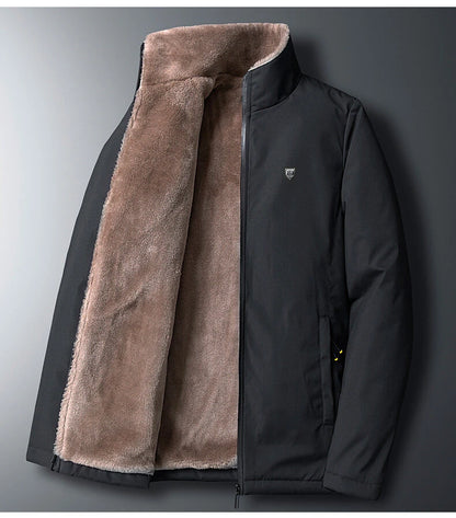 Veste Homme Hiver 2025 — Manteau Chaud Épais en Polaire Coupe Classique - BLACKBEARD OUTDOOR INDUSTRIES