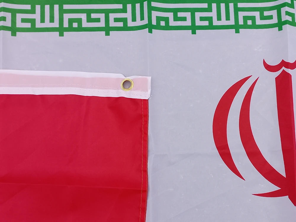 Drapeau de l'Iran - 3x5ft (90x150 cm) - Bannières en polyester BLACKBEARD OUTDOOR INDUSTRIES