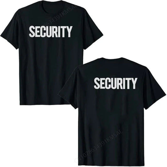 T-shirt Sécurité à Imprimé Recto-Verso - T-shirt Homme Uniforme Personnel d'Événement | Vêtement de Travail Casual à Manches Courtes - BLACKBEARD OUTDOOR INDUSTRIES