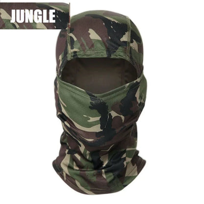 Masque Balaclava Tactique Multicam - Masque Complet de Protection du Visage, Chapeau de Cyclisme et Chasse, Camouflage, Écharpe Balaclava - BLACKBEARD OUTDOOR INDUSTRIES