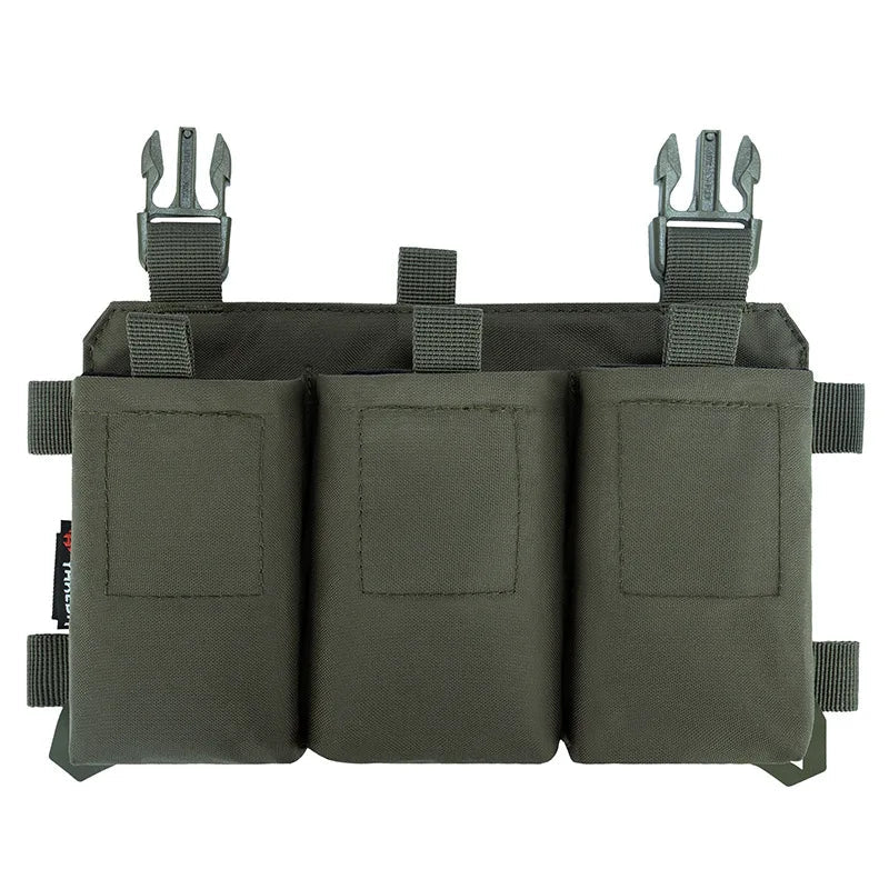 Gilet Tactique YAKEDA Triple 5.56/7.62 avec Libération Rapide et Boucle – Panneau Modulaire d'Attaque pour Équipement de Chasse Extérieure BLACKBEARD OUTDOOR INDUSTRIES