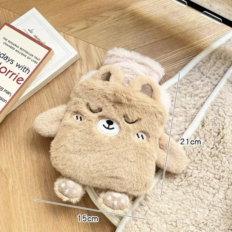 Bouillotte Kawaii Isolante en Caoutchouc avec Housse en Peluche Ma boutique
