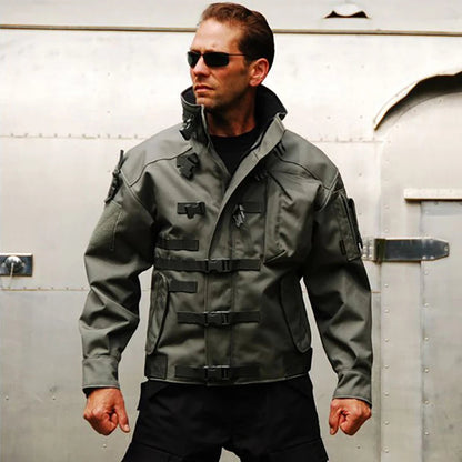 Veste Tactique Militaire de Haute Qualité - Veste Homme Imperméable, Résistante à l'Usure et Multi-poches pour Randonnée et Activités Extérieures BLACKBEARD OUTDOOR INDUSTRIES