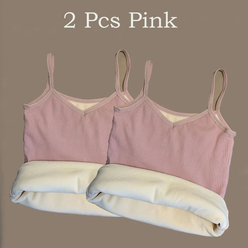 Lot de 2 Débardeurs Thermiques Femme | Hiver | Sans Manches | Velours Doux & Chaud | Taille Unique Extensible - BLACKBEARD OUTDOOR INDUSTRIES