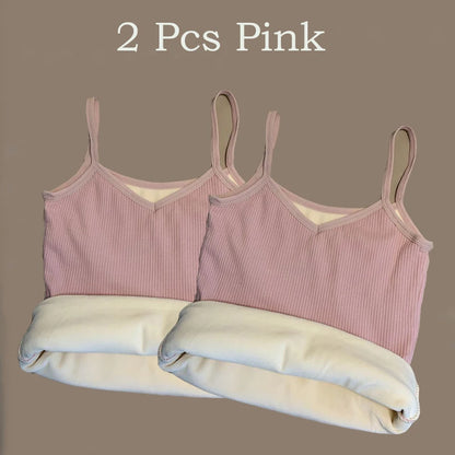 Lot de 2 Débardeurs Thermiques Femme | Hiver | Sans Manches | Velours Doux & Chaud | Taille Unique Extensible - BLACKBEARD OUTDOOR INDUSTRIES
