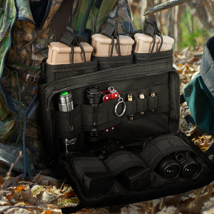 Poche à Chargeurs Tactique 5.56/.223 7.62mm pour M4 M16 AK AR avec Molle - Poche Triple à Accès Rapide BLACKBEARD OUTDOOR INDUSTRIES
