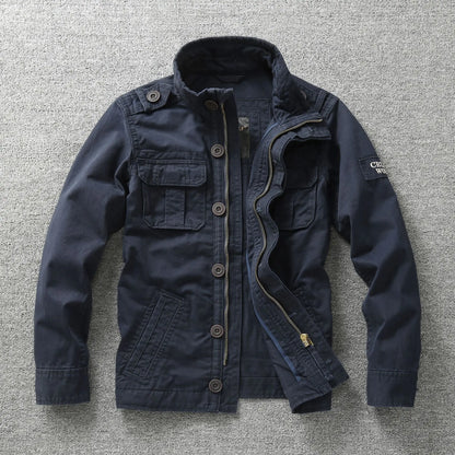 Veste Militaire vintage Camouflage Homme – Décontractée & Résistante | Printemps & Automne - BLACKBEARD OUTDOOR INDUSTRIES