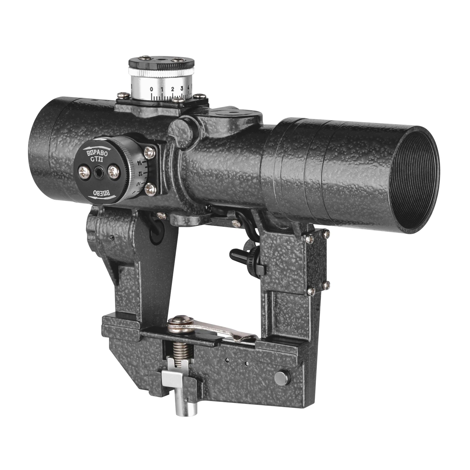 Lunette de Visée SVD 1x30 Tactical — Red Dot avec Montage Latéral pour AK et Dérivés - BLACKBEARD OUTDOOR INDUSTRIES