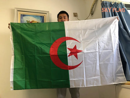Drapeau de l'Algérie - 90x150 cm BLACKBEARD OUTDOOR INDUSTRIES