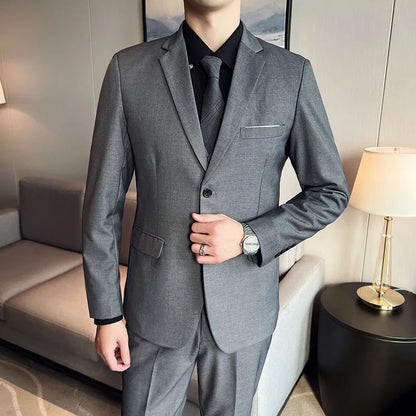 Costume Homme 3 Pièces - Élégant et Classique, Idéal pour Mariage et Événements Formels - Taille S-6XL BLACKBEARD OUTDOOR INDUSTRIES