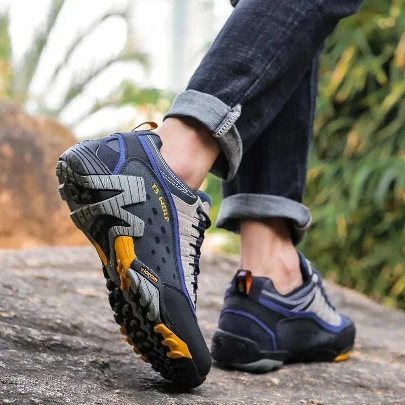 Chaussures de Randonnée Imperméables – Trekking Outdoor Unisexe | Printemps & Mi-saison | Cuir Véritable - BLACKBEARD OUTDOOR INDUSTRIES