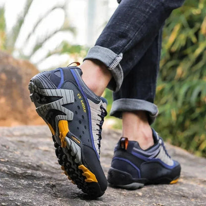 Chaussures de Randonnée Imperméables – Trekking Outdoor Unisexe | Printemps & Mi-saison | Cuir Véritable - BLACKBEARD OUTDOOR INDUSTRIES