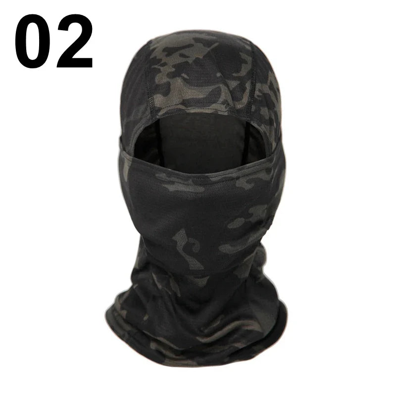 Balaclava Camouflage Multicam – Masque Intégral pour Ski, Cyclisme, Chasse, Airsoft et Plein Air - BLACKBEARD OUTDOOR INDUSTRIES
