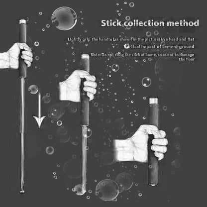 Rotation 360 Degree Carry-on Holder Box Tactical Retractable Baton Holder Stick Case Belt Holster And Telescopic Stick BLACKBEARD OUTDOOR INDUSTRIES
