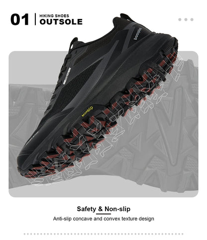 Chaussures de Randonnée Homme Bassploa – Sneakers Légères, Confortables et Antidérapantes, Résistantes à l'Usure, pour Activités Outdoor - BLACKBEARD OUTDOOR INDUSTRIES