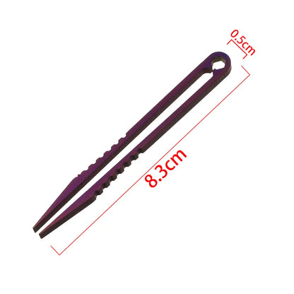 Pince à Épiler en Titane Anti-Rouille – Outil de Secours Outdoor EDC - BLACKBEARD OUTDOOR INDUSTRIES