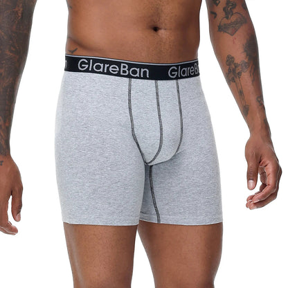 Pack de 4 Boxers Mi-Long pour Hommes - Coton Respirant BLACKBEARD OUTDOOR INDUSTRIES