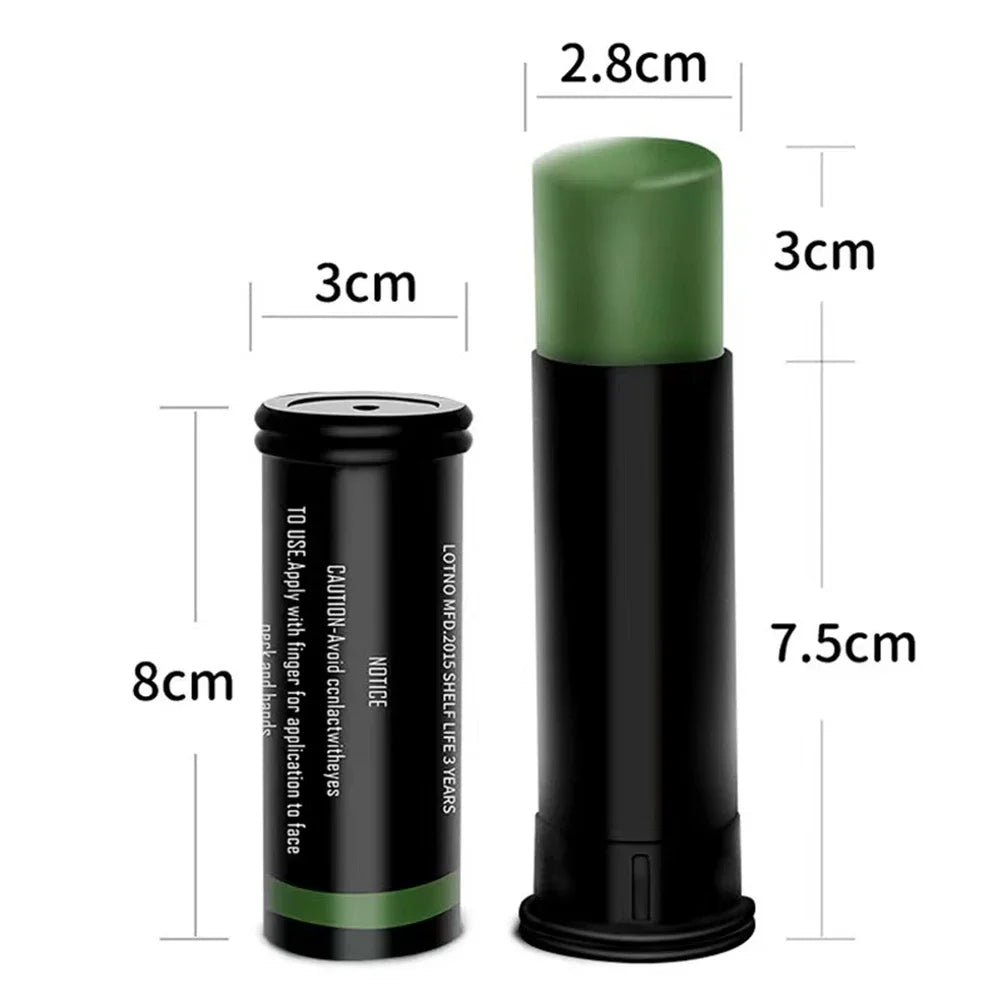 Lot de 3 Camouflages Militaires Woodland – Crème Camouflage pour Visage et Corps – Tube de Peinture Camouflage Imperméable pour Terrain Extérieur BLACKBEARD OUTDOOR INDUSTRIES