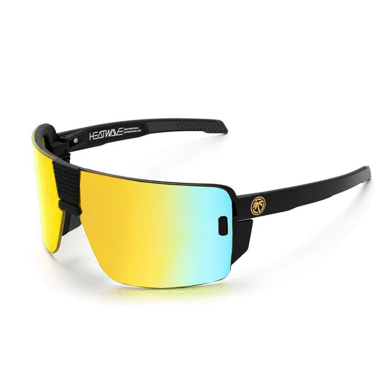 Lunettes de Soleil Sport AOZE Heat Wave – Unisexe – UV400 – Effet Miroir – Style Rectangulaire Oversize - BLACKBEARD OUTDOOR INDUSTRIES