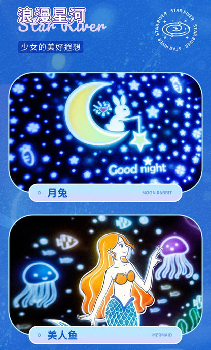 Starry Sky lampe de chevet animée Bluetooth Ma boutique