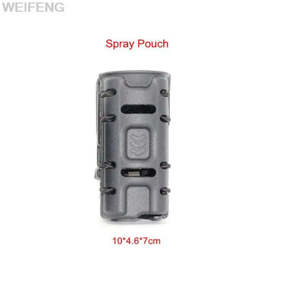 Holder Multifonction Molle pour Spray, Lampe de Poche et Baton - Rotation à 360° - Clip de Ceinture Police - Outil de Défense Personnel BLACKBEARD OUTDOOR INDUSTRIES