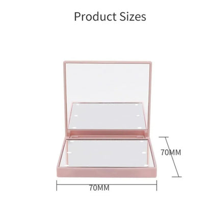 1PC Miroir de Maquillage Pliable avec 6 Lampes LED – Compact & Portable avec Lumière pour Femmes - BLACKBEARD OUTDOOR INDUSTRIES