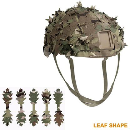 Housse de Casque Airsoft 3D Camo avec Découpe Laser en Forme de Feuilles Ma boutique