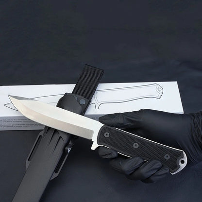 Couteau A1x - Couteau Tactique Polyvalent, Couteau de Chasse... - BLACKBEARD OUTDOOR INDUSTRIES