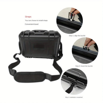 Mallette de Transport Rigide Étanche avec Mousse Prédécoupée – Boîte de Rangement de Sécurité pour Outils, Matériel, Optique, Drone Ma boutique