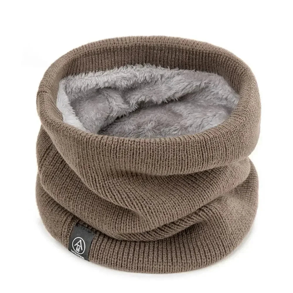 Écharpe Chauffante Tricotée Unisexe – Col de Protection Hiver, Doublure Épaissie, Pour Sport, Course, Randonnée et Activités Extérieures - BLACKBEARD OUTDOOR INDUSTRIES
