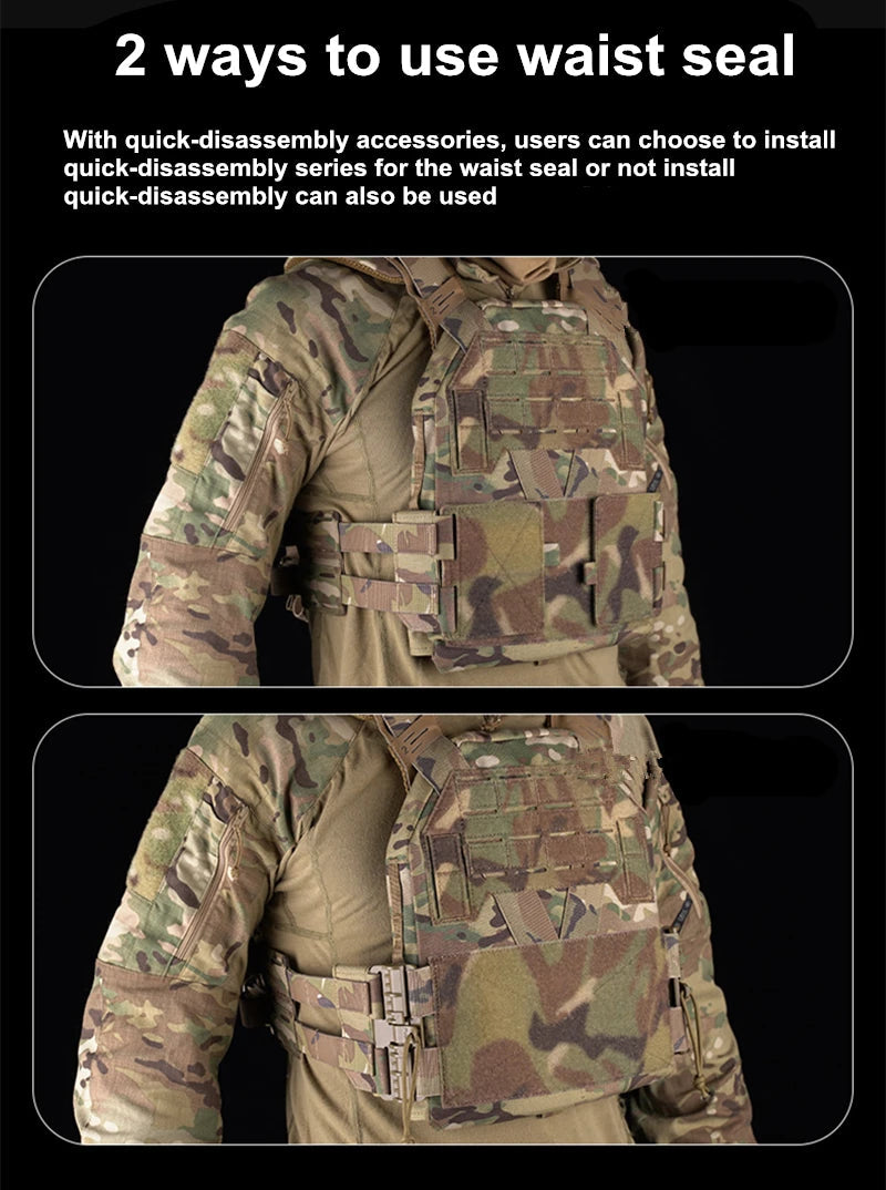 Porte-Plaques KZ – Découpe Laser MOLLE & Système de Dégagement Rapide Ma boutique