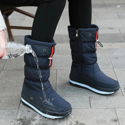 Bottes d’Hiver Femme à Plateforme – Chaudes, Antidérapantes, Mi-Mollet – Style Élégant et Confort Assuré - BLACKBEARD OUTDOOR INDUSTRIES
