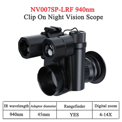 PARD NV007SP-LRF – Monoculaire Vision Nocturne Clip-On avec Laser Rangefinder Ma boutique