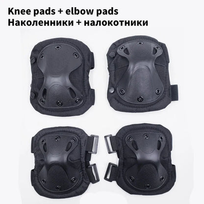 Genouillères et Coudières Tactiques Militaires – Protection Haute Performance pour Airsoft, Chasse, Sports et Entraînements - BLACKBEARD OUTDOOR INDUSTRIES
