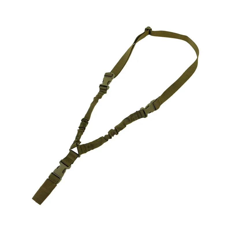 Sangle Fusil Tactique à Point Unique – Harnais Élastique et Réglable 120–150 cm - BLACKBEARD OUTDOOR INDUSTRIES