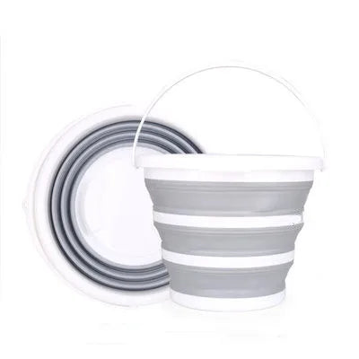 Seau Pliable en Silicone 10L – Seau Multi-Usage pour Pêche, Camping, Lavage de Voiture, Maison - BLACKBEARD OUTDOOR INDUSTRIES